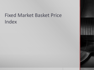 Fixed Market Basket Price Index