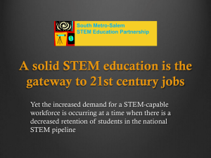 STEM for WESD - Oregon Institute of Technology