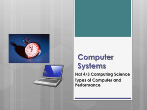 Types of Computer - Shawlands Academy