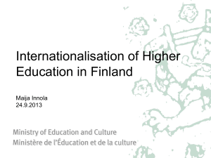 Strategy for the Internationalisation of Higher Education