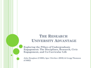 The Research University Advantage