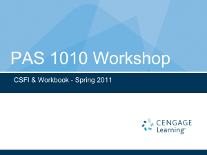 PAS 1010 Workbook