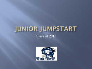 Junior Jumpstart - Cabarrus County Schools