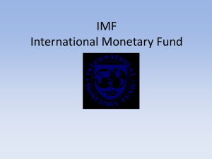 IMF International Monetary Fund