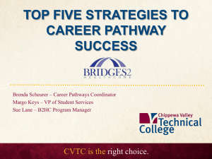 Top Five Strategies to Career Pathway Success