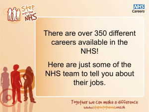 Case studies - NHS Careers