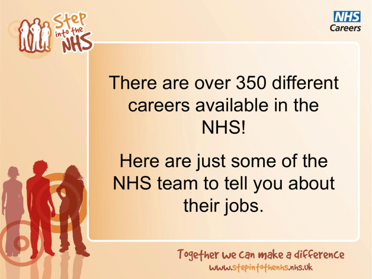 Case Studies NHS Careers