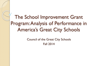 Key Performance Indicators - Council of the Great City Schools