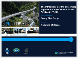 Implementation of Vehicle Indoor Air Quality(VIAQ)