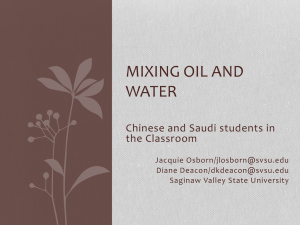 Mixing Oil and Water 2