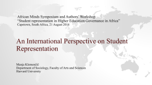 Klemencic_An international perspective on student