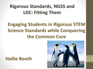CCSS, LDC and Science: How Can I Make This Work?