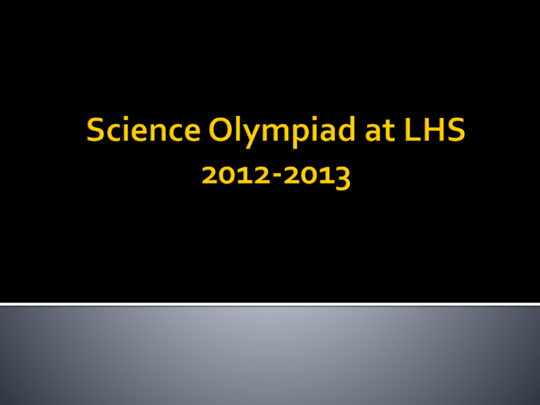 Science Olympiad