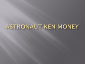 Astronaut Ken Money
