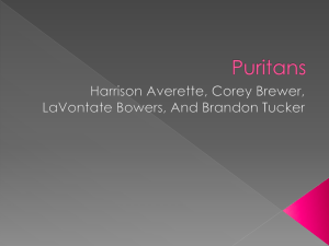 Puritans Harrison,Corey,Brandon and Ej