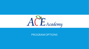 ACE Programs