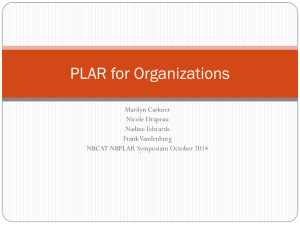 PLAR for Organizations