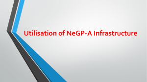 Migration of Central & State Application under NeGP-A