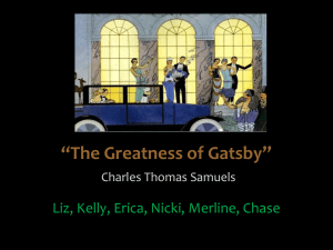 The Greatness of Gatsby