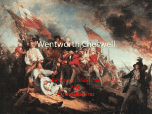 Wentworth Cheswell powerpoint
