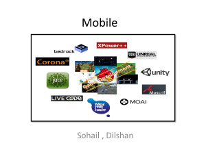 Mobile - Computer Game Platforms and Technologies