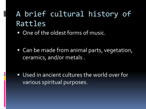 Cultural History of Rattles