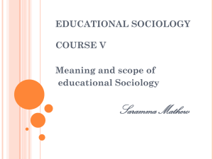19. meaning of sociology
