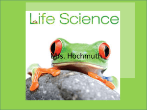 Life Science With Mrs. Berg - Dunlap Community Unit School District