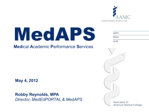 MedAPS: Medical Academic Performance Services