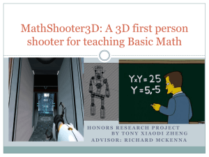 MathBlaster 3D: An educational game for