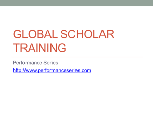 Global Scholar Training - TechnologyCourses