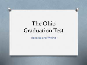 The Ohio Graduation Test