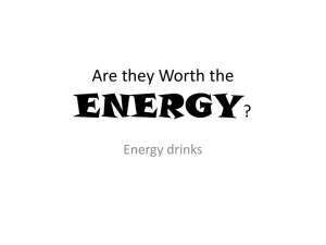 Dangers of Energy Drinks