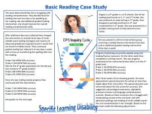 Reading SLD case studies - DPS