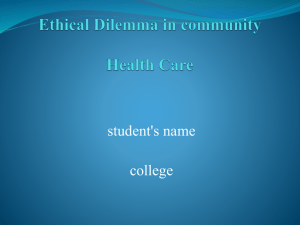 ethical_dilemma_in_community_health_care