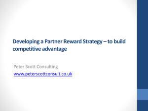 Developing a partner reward strategy