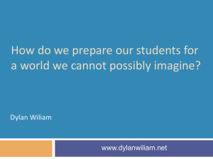 How do we prepare students for a world we can`t imagine?