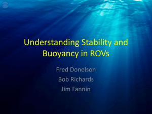 Understanding Stability and Buoyancy in ROVs