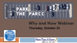 Park the PARCC - WordPress.com