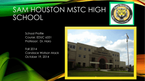 Sam Houston MSTC High School