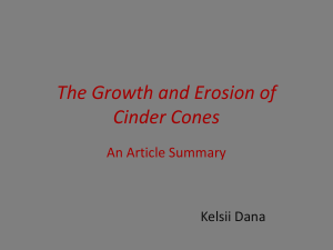 The Growth and Erosion of Cinder Cones