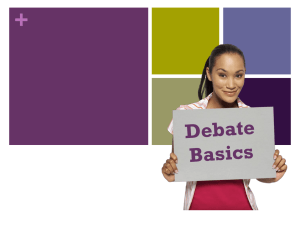 Debate Basics
