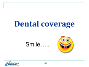 Dental Insurance - Healthy Decisions