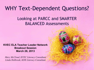 WHY TDQ*s - Eng/LA Teacher leader Network