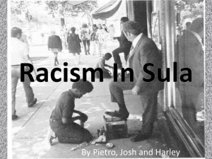 Racism In Sula - DJ