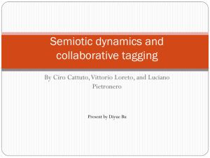 Semiotic dynamics and collaborative tagging