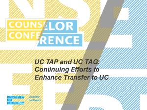 UC TAG - University of California