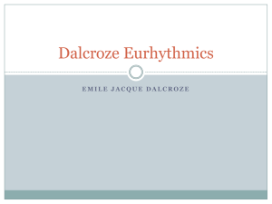 Dalcroze Eurhythmics - ElementaryMusicNotebook