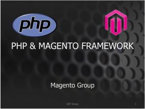 PHP & MAGENTO FRAMEWORK