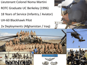 Week 9 Presentation – Martini – Adaptive Challenge of the Military